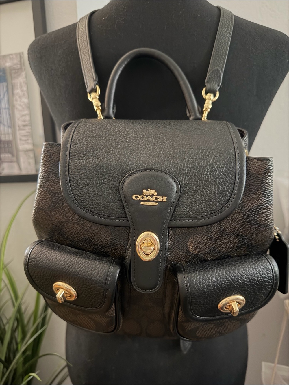 Coach Mini Hadley Backpack - Picture 13 of 14